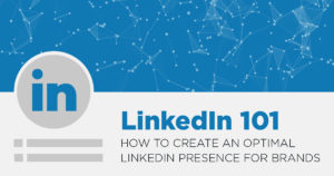 Neutral LinkedIn Profile with the blog title