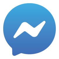 Facebook Messenger social media icon
