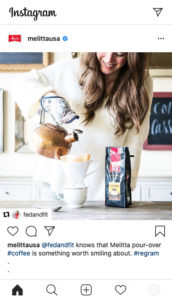 Melitta Spark Growth Case Study Instagram influencer marketing example