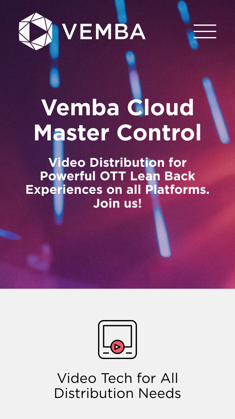 Vemba, Spark Growth website design client