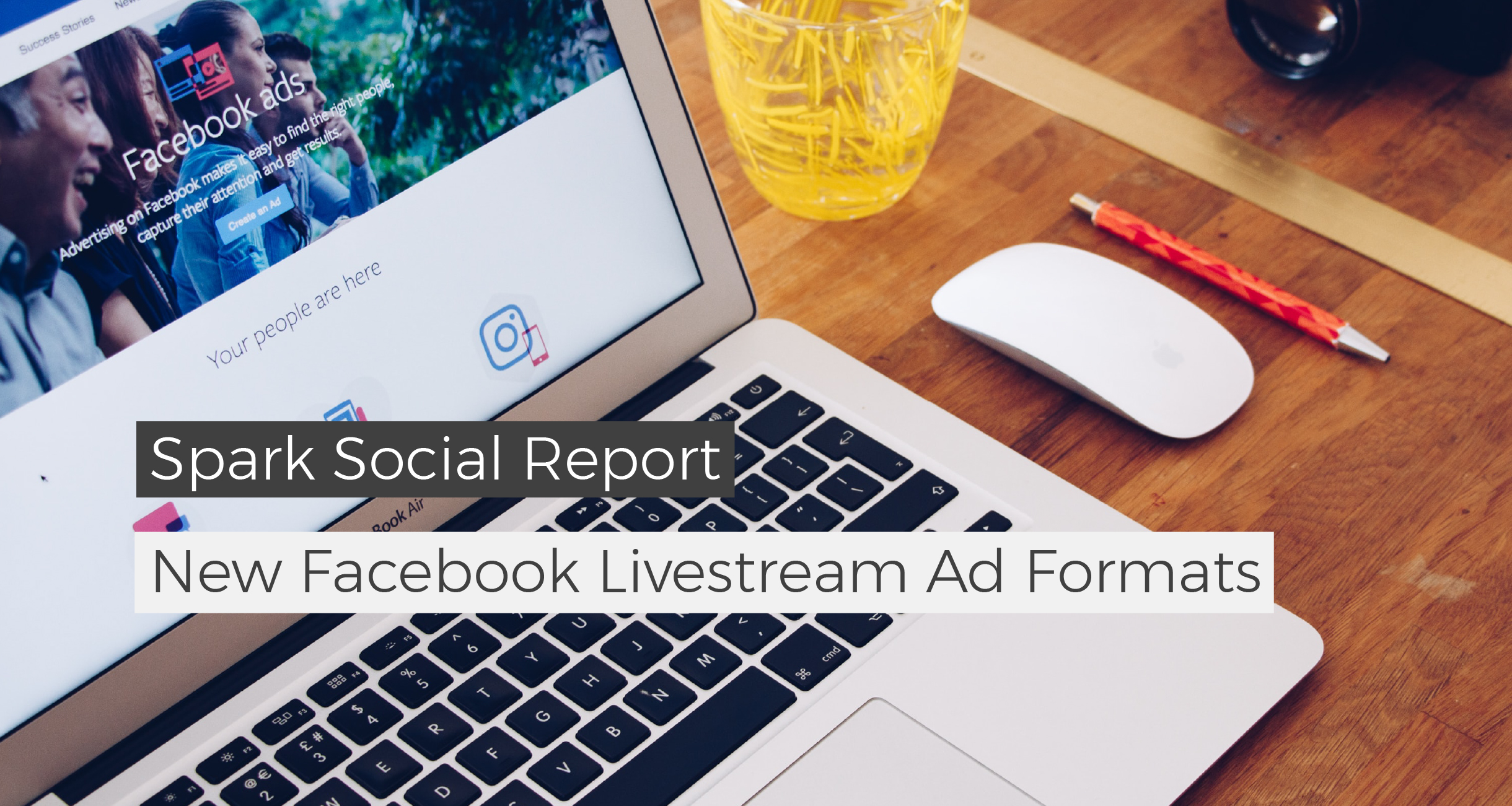 spark social report new facebook livestream ad