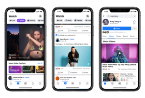 facebook now plays music video on app
