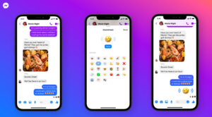 screenshot of emojis on facebook messenger