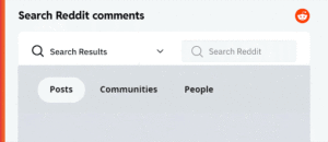 reddit comment search added
