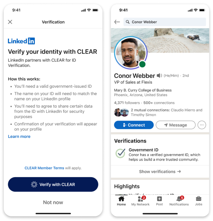 Boost Your LinkedIn Profile Credibility with Identity Verification