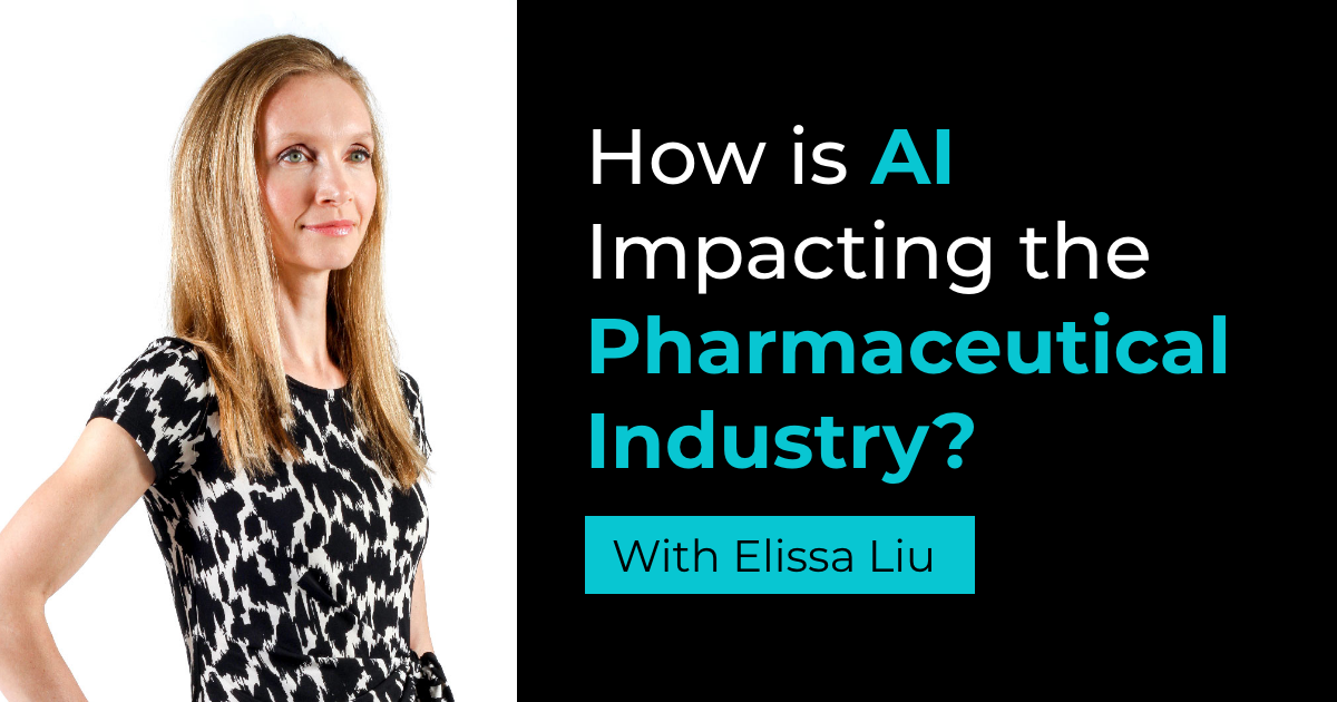 article banner featuring photo of Elissa Lui CEO of Spark Growth and Influential Executive alongside the article title How is AI Impacting the Pharmaceutical Industry?