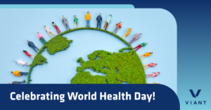 Viant social "World Health day?" graphic example of our work.