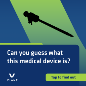 Viant "guess the medical device" graphic example of our work.