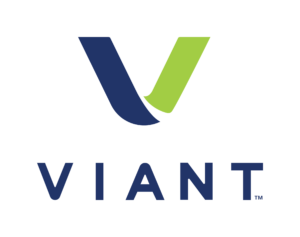 Viant text and icon logo.