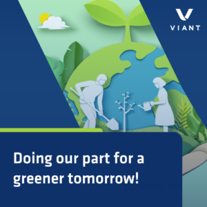 Viant social "Earth Day" graphic example of our work.