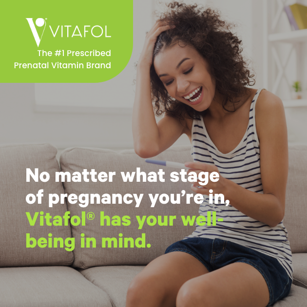 Take vitafol vitamins no matter what stage of pregnancy you are in.