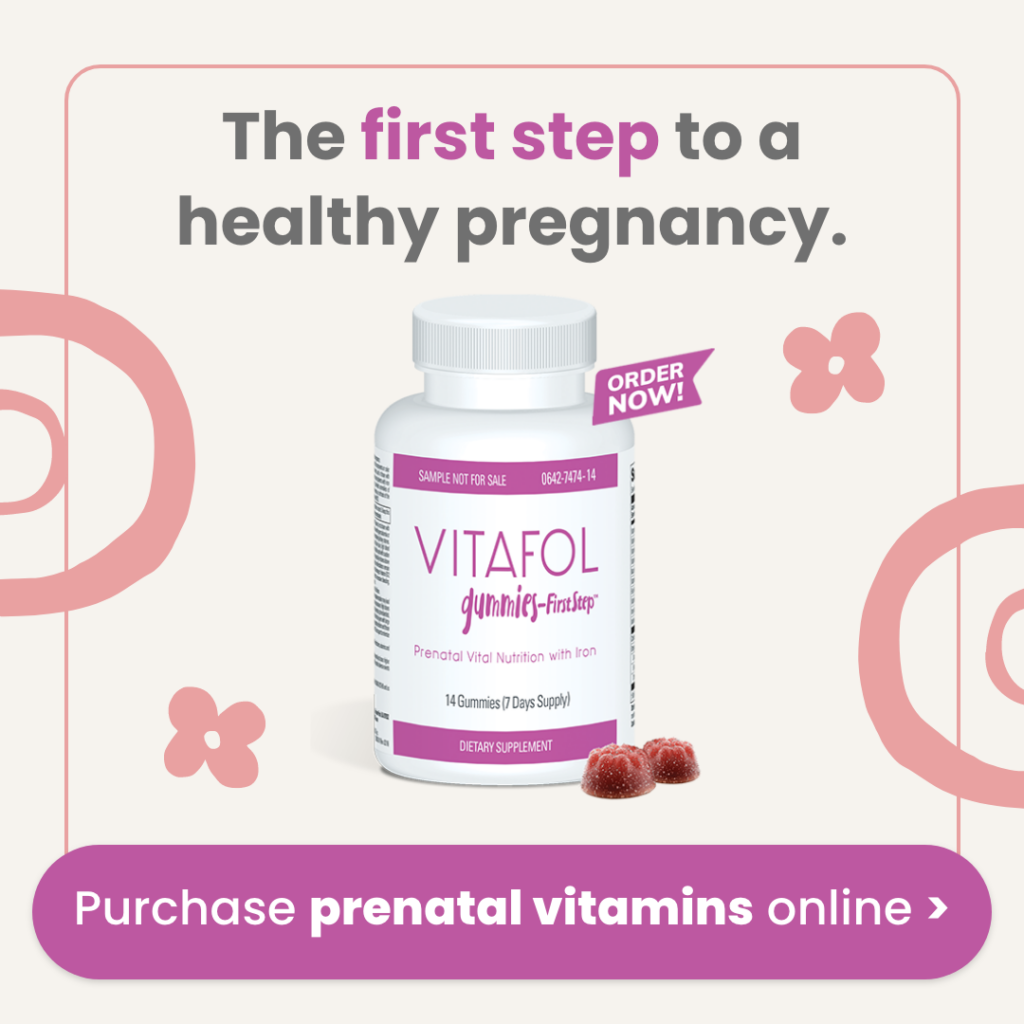 Purchase Vitafol prenatal vitamins online.