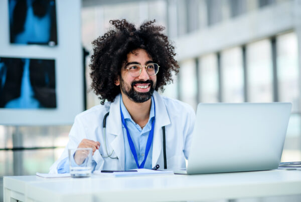 banner image featuring a healthcare professional