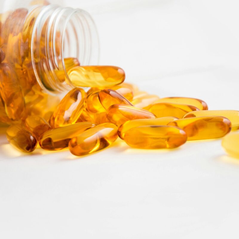 photo of spilled vitamin pills for the article Pharmaceutical Marketing Services: Key Benefits to Consider